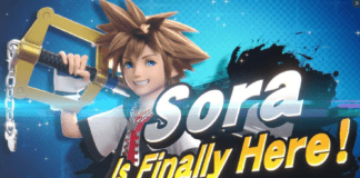 Sora ultime DLC de Super Smash Bros. Ultimate