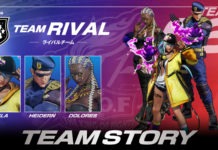 L'équipe Rival de The King of Fighters XV composée de Heidern, Dolores et Isla