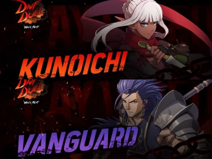 Kunoichi et Vanguard bandes-annonces Dungeon Fighter Duel