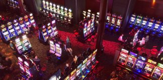 Machines à sous dans un casino