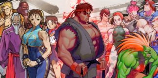 Les personnages de Street Fighter avec Evil Ryu au centre pour le 35e anniversaire de la série