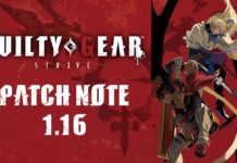 Guilty Gear Strive Patch note 1.16