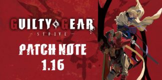 Guilty Gear Strive Patch note 1.16