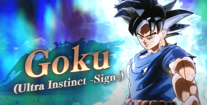Goku Ultra Instinct Sign DB Xenoverse 2