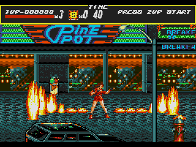 Gameplay de Streets of Rage 1