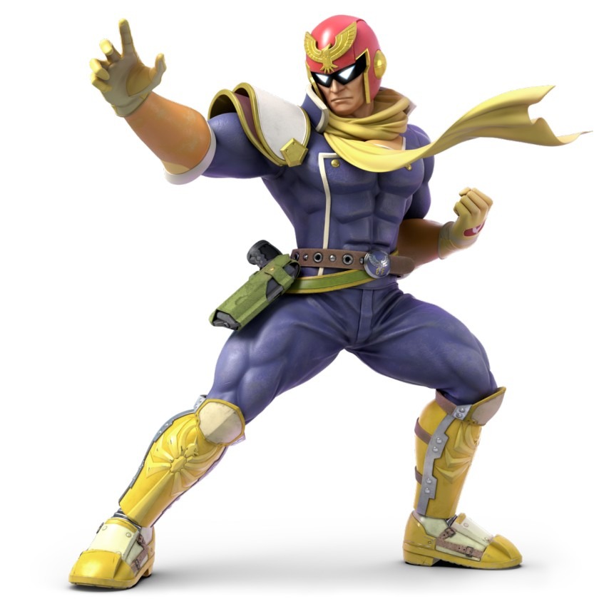Le personnage Captain Falcon de Super Smash Bros. Ultimate