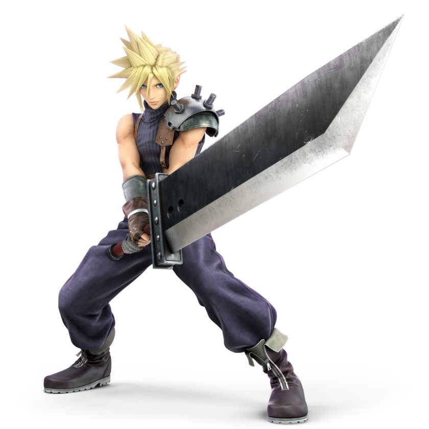 Le personnage Cloud de Super Smash Bros. Ultimate