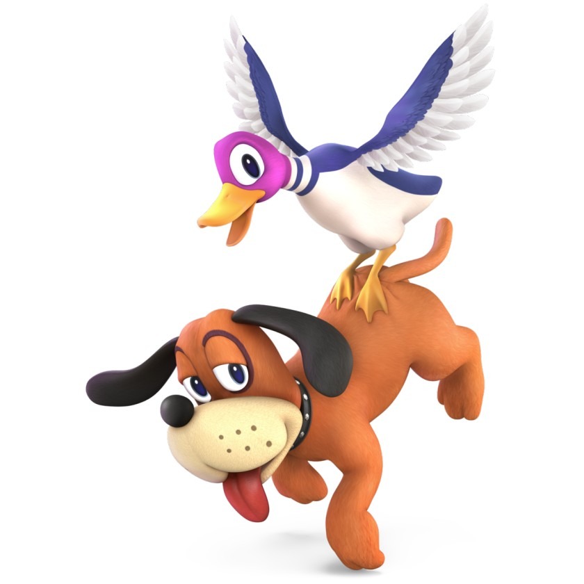 Le personnage Duck Hunt de Super Smash Bros. Ultimate