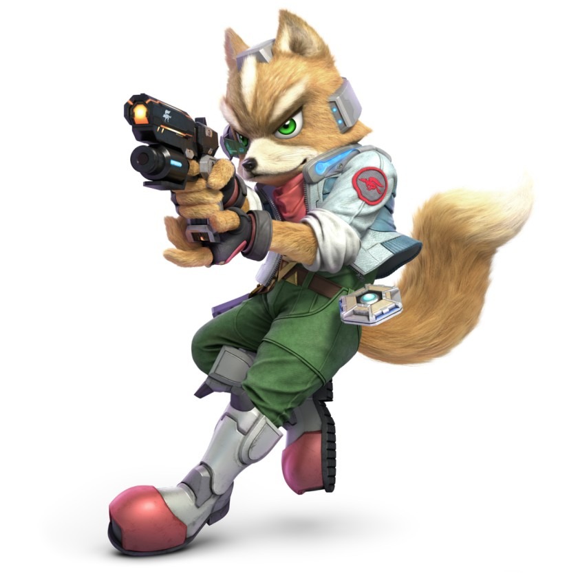 Le personnage Fox McCloud de Super Smash Bros. Ultimate
