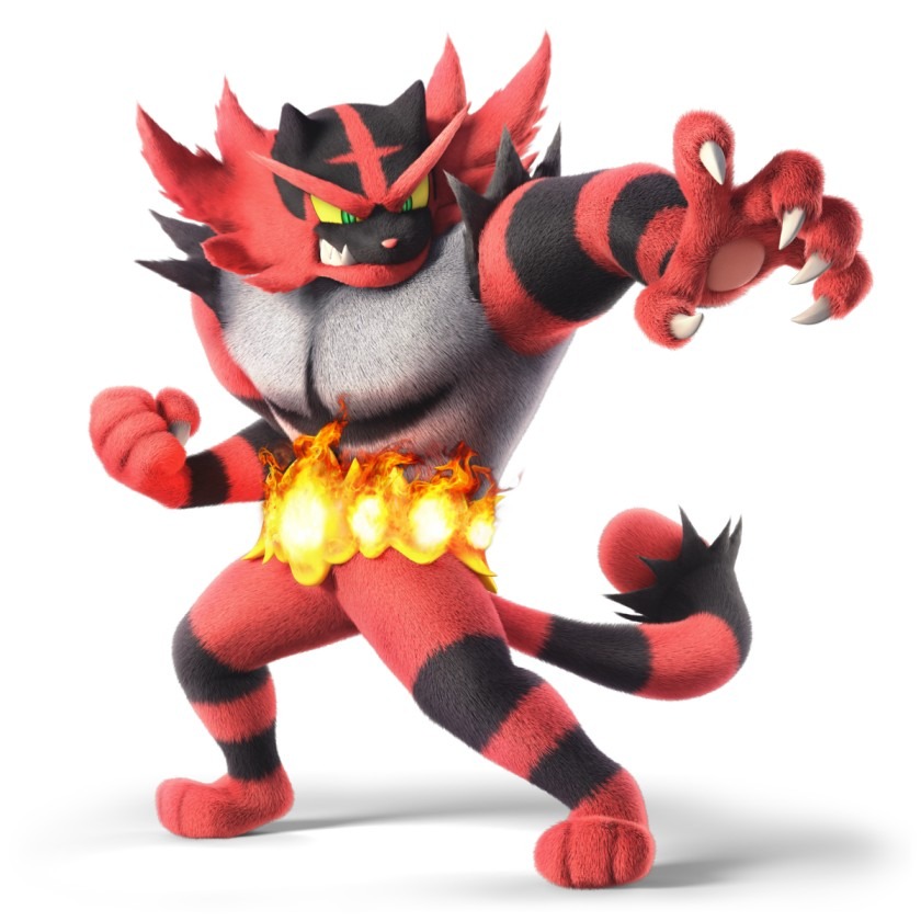 Le personnage Incineroar de Super Smash Bros. Ultimate