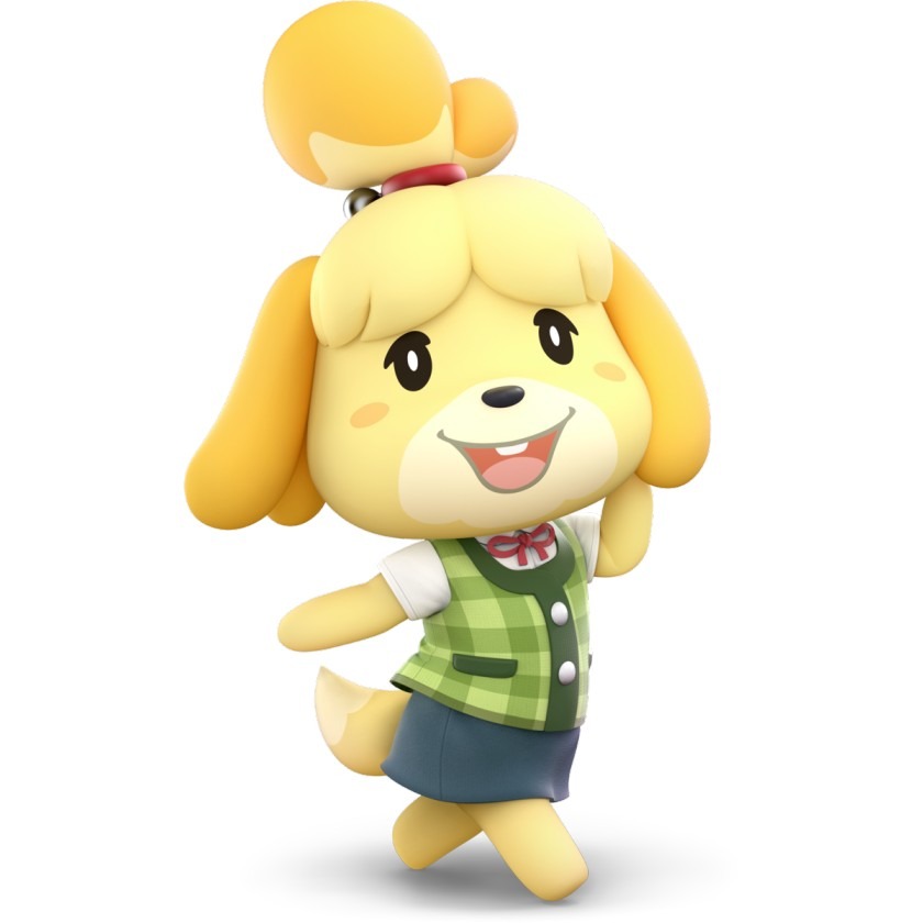 Le personnage Isabelle de Super Smash Bros. Ultimate