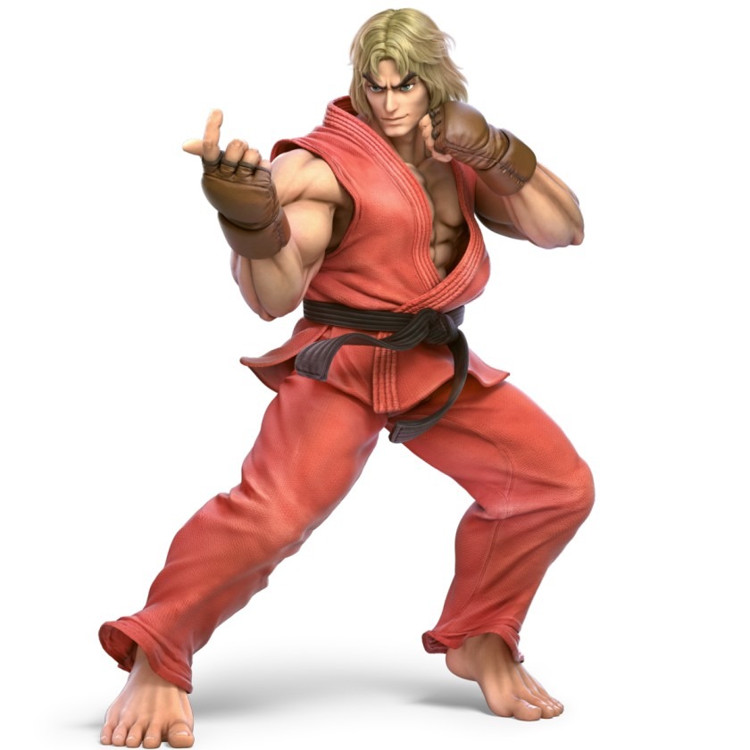 Le personnage Ken de Super Smash Bros. Ultimate