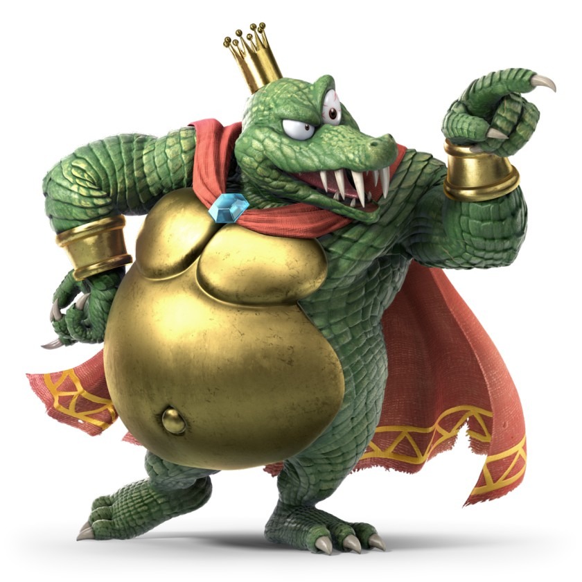 Le personnage King K. Rool de Super Smash Bros. Ultimate