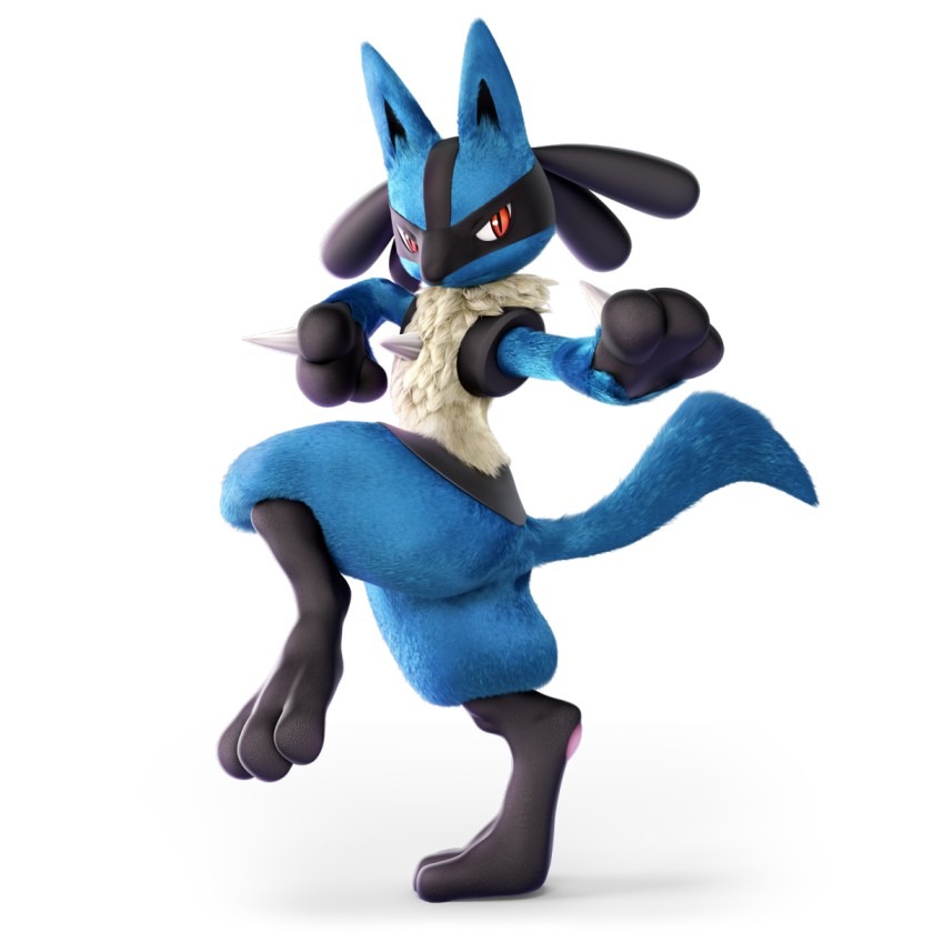 Le personnage Lucario de Super Smash Bros. Ultimate