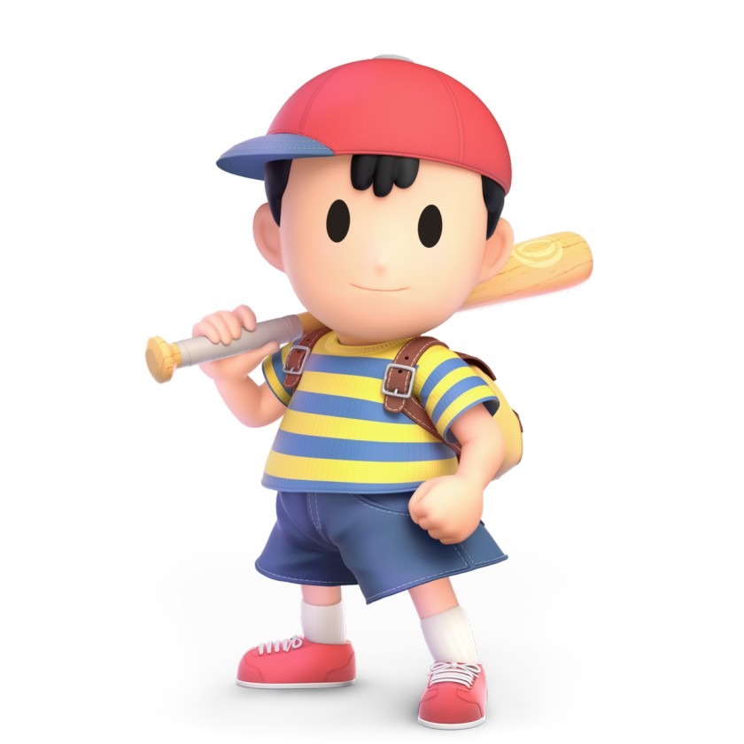 Le personnage Ness de Super Smash Bros. Ultimate