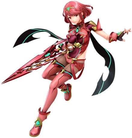 Le personnage Pyra de Super Smash Bros. Ultimate