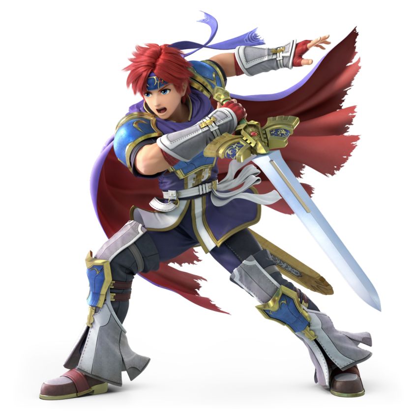 Le personnage Roy de Super Smash Bros. Ultimate