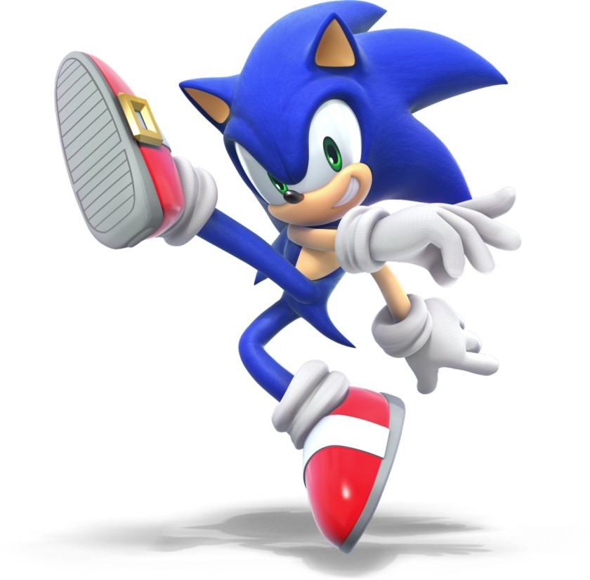 Le personnage Sonic le hérisson de Super Smash Bros. Ultimate