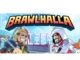 Le logo de Brawlhalla avec deux personnages et les mots tier list en dessous