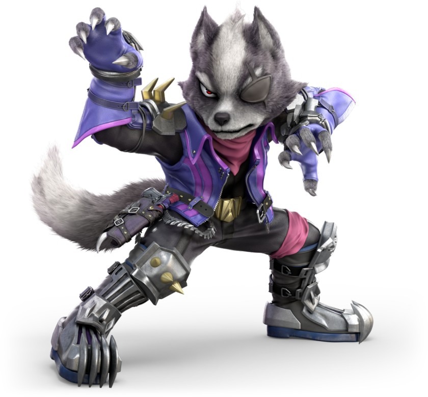 Le personnage Wolf de Super Smash Bros. Ultimate