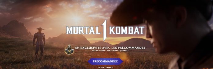 Le logo de Mortal Kombat 1 sur le site officiel
