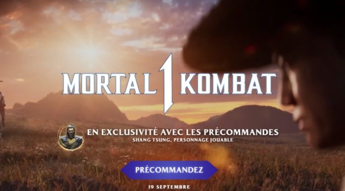 Le logo de Mortal Kombat 1 sur le site officiel